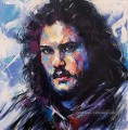 Portrait de John Snow bleu Le Trône de fer